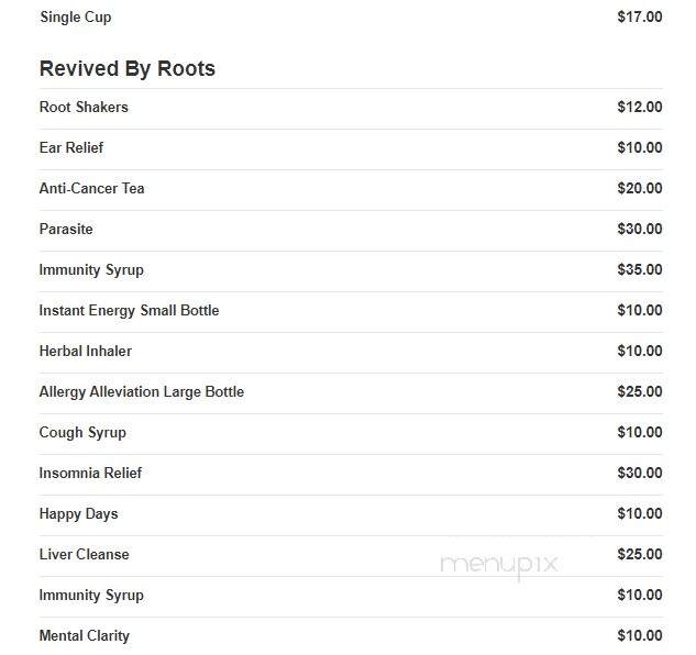 Homage Coffee House - Glendale, AZ menu_pic