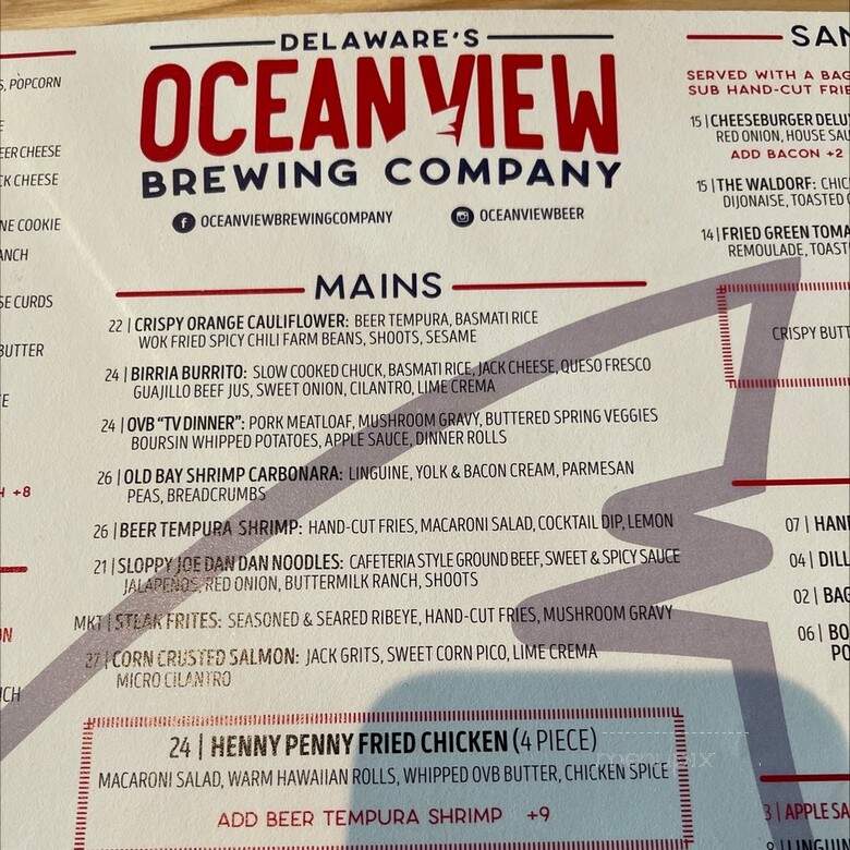 Ocean View Brewery - Ocean View, DE