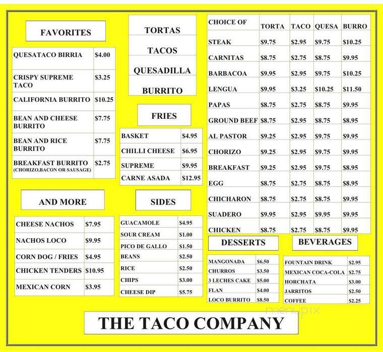 The Taco Company - Parker, CO