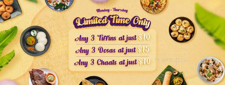 Chaat and Dosa - Frisco, TX menu_pic