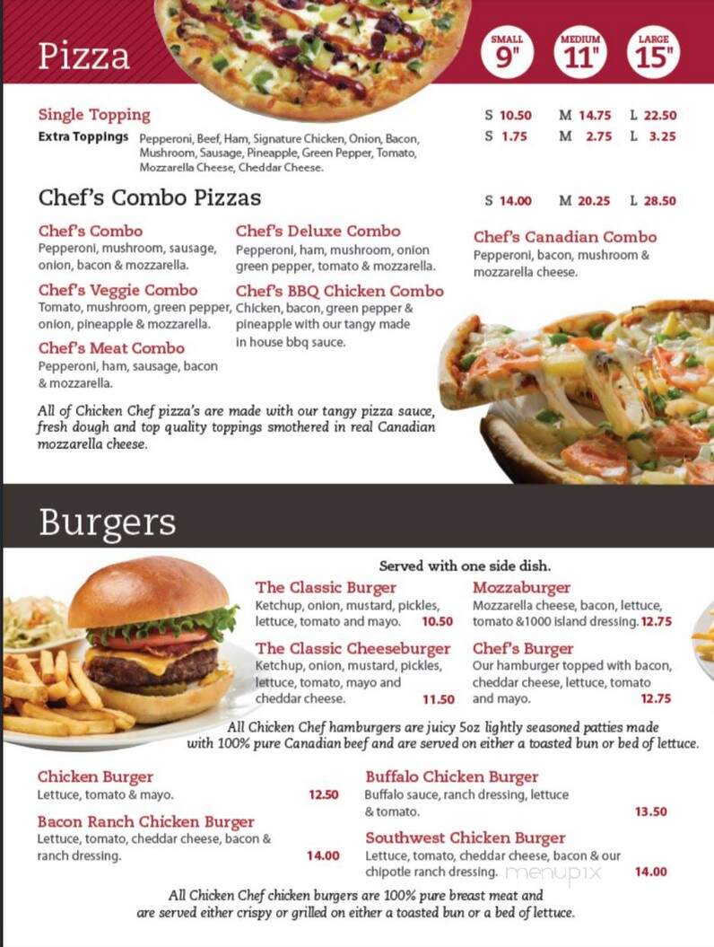 Chicken Chef - Sainte Rose du Lac, MB menu_pic