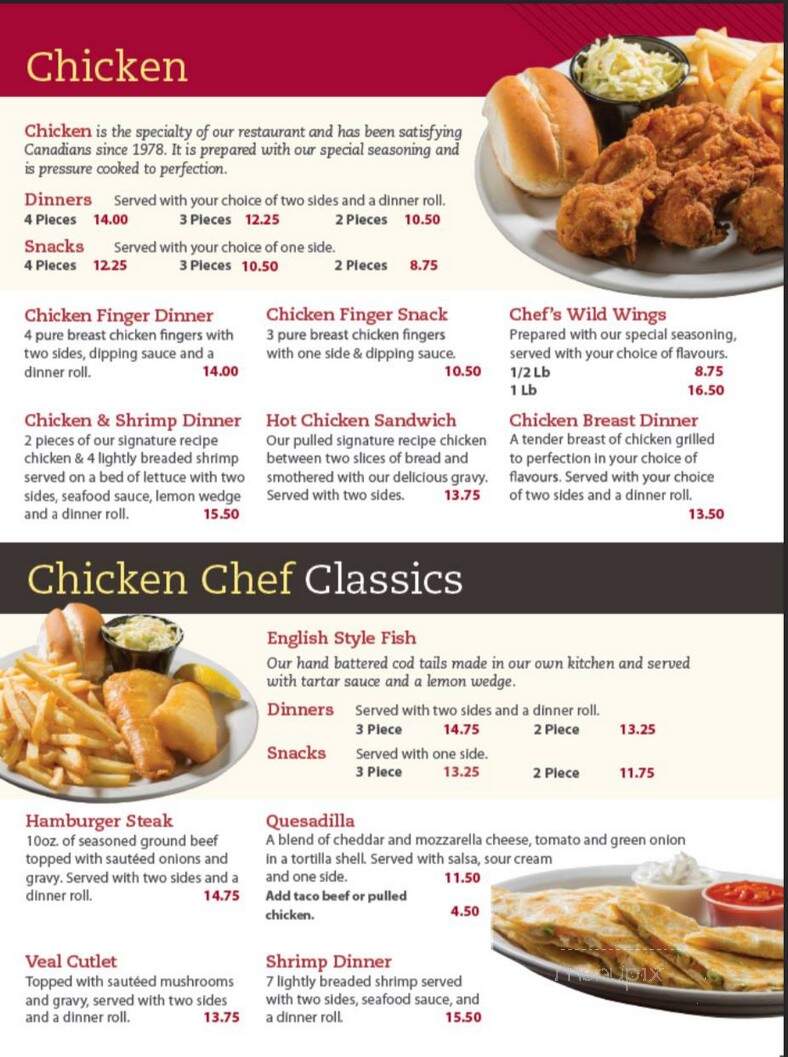 Chicken Chef - Sainte Rose du Lac, MB menu_pic