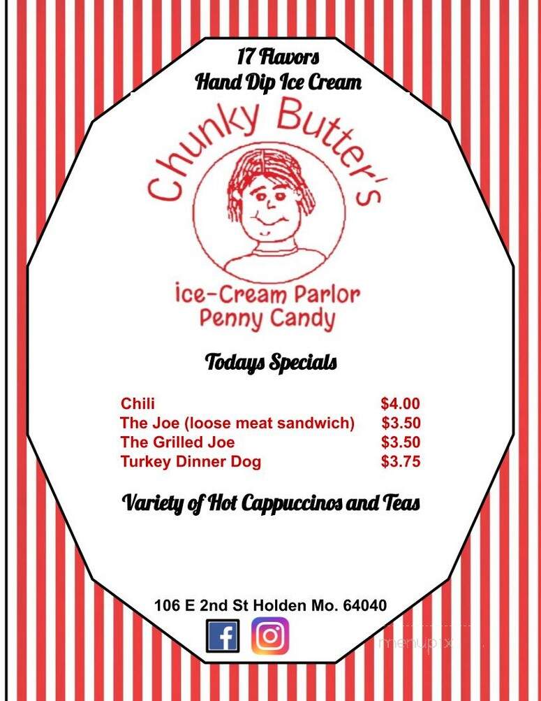 Chunky Butters - Holden, MO menu_pic