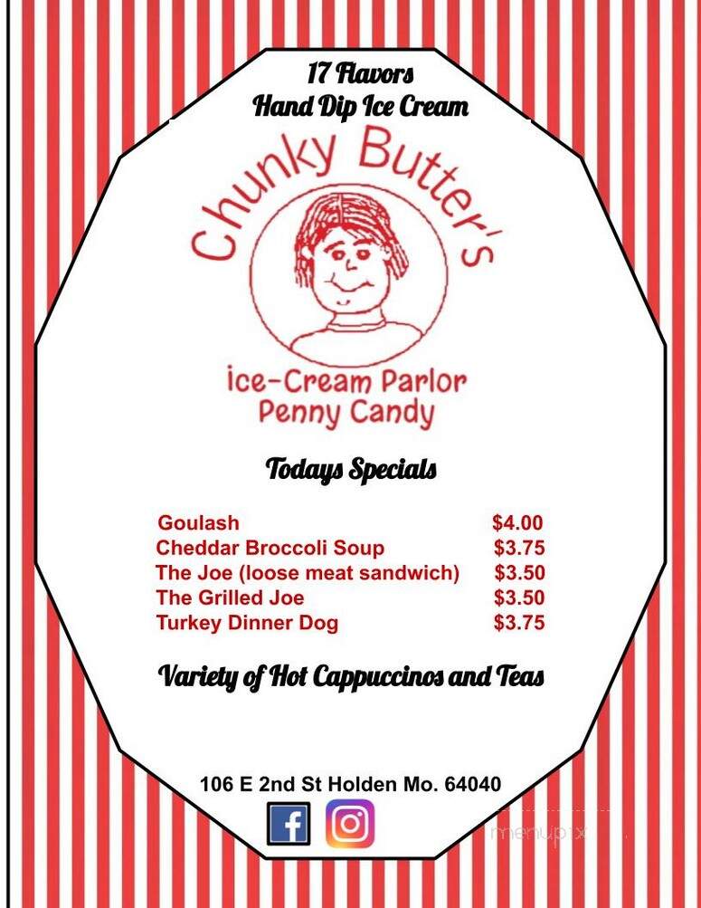 Chunky Butters - Holden, MO menu_pic