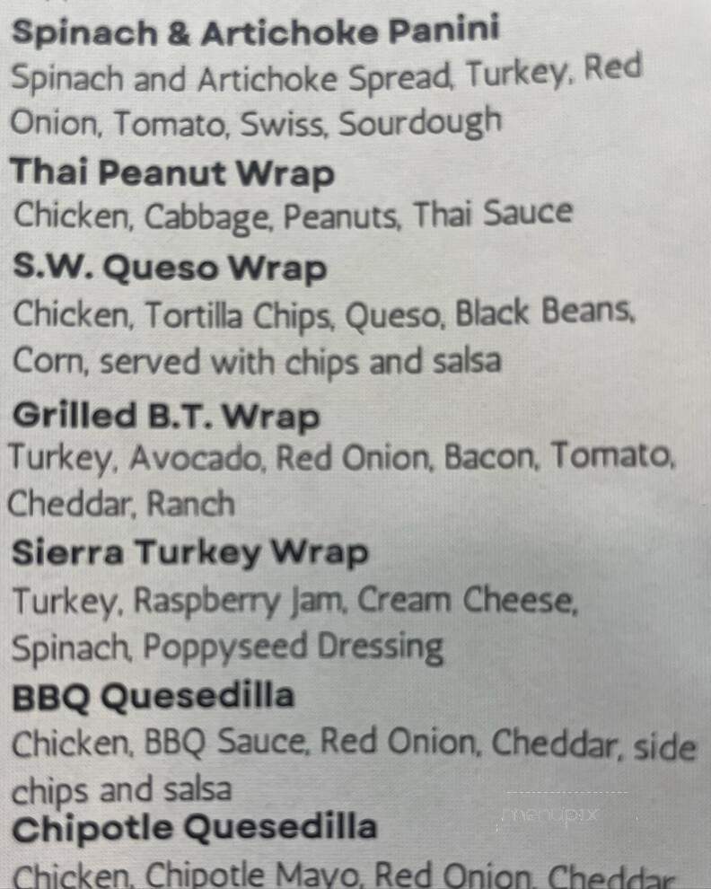 The Whole Kitchen - Marshfield, MO menu_pic