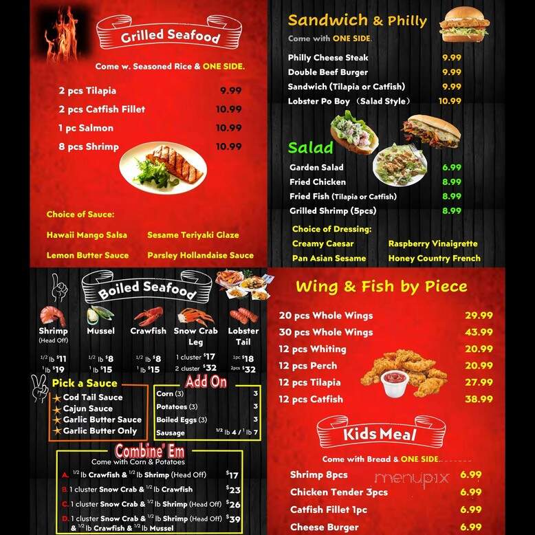 Cod Tail - Columbus, GA menu_pic
