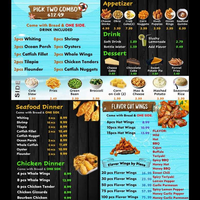 Cod Tail - Columbus, GA menu_pic