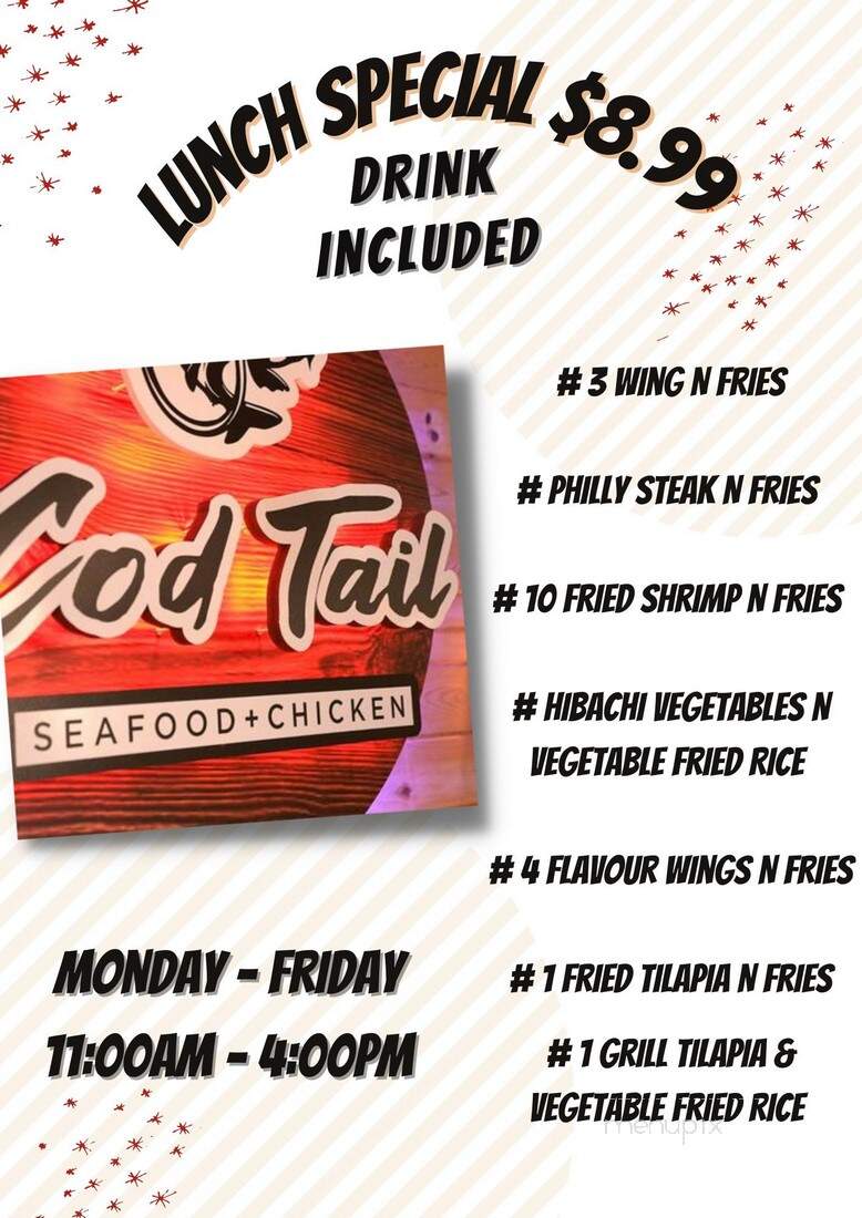Cod Tail - Columbus, GA menu_pic