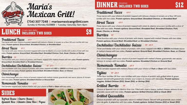 Maria's Mexican Grill - Trenton, MI