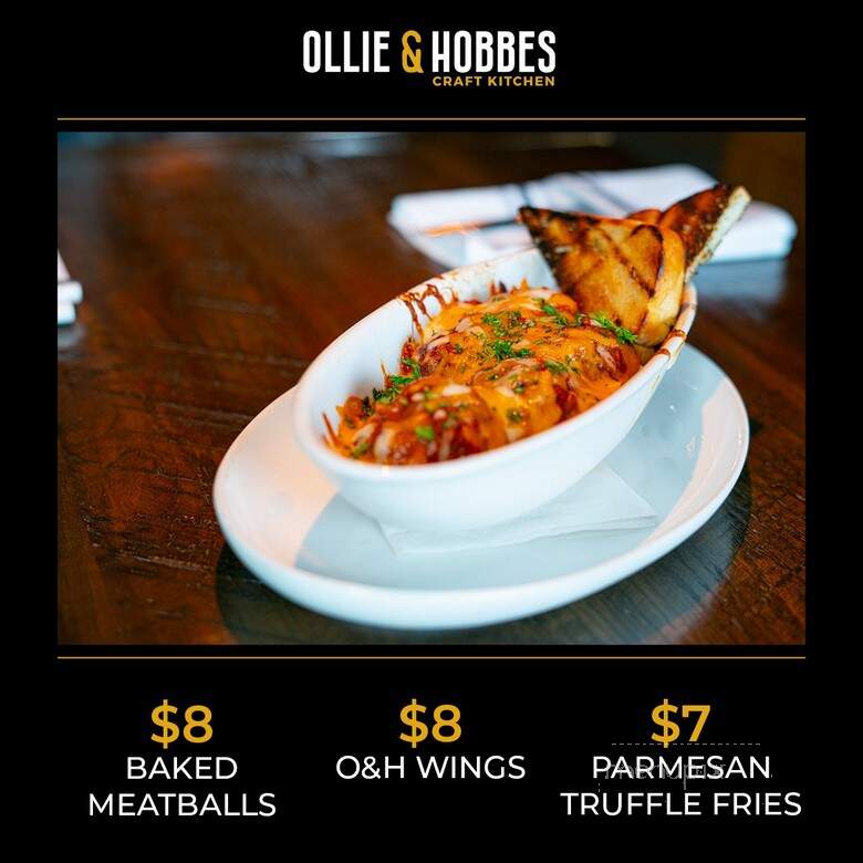 Ollie & Hobbes Craft Kitchen - Lincoln, NE menu_pic