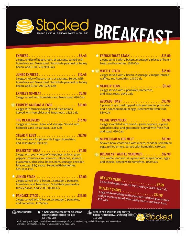 Stacked Pancake & Breakfast House - Niagara Falls, ON
