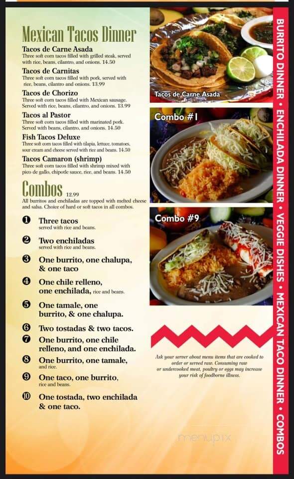 Apache Mexican Grill - Oxford, MI menu_pic
