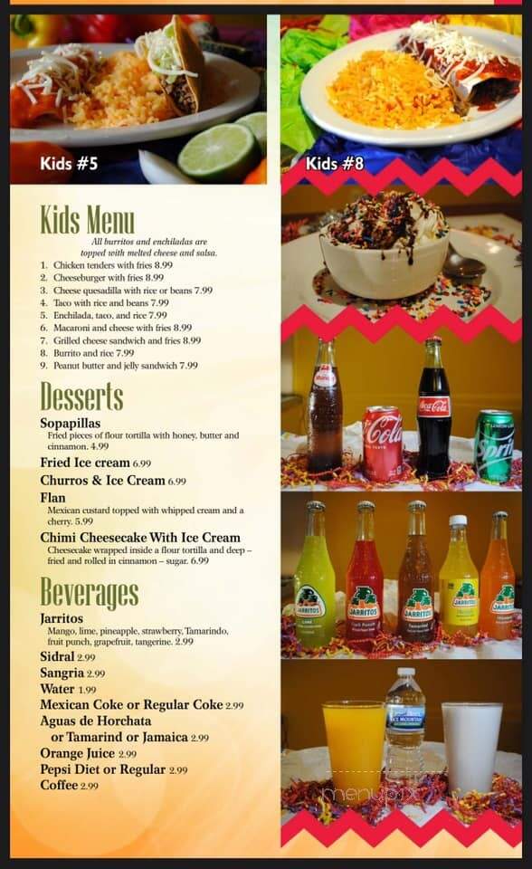 Apache Mexican Grill - Oxford, MI menu_pic