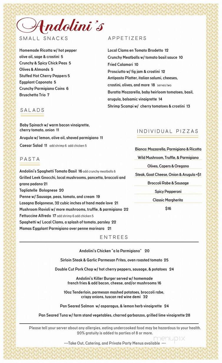 Daxi Greek Cafe and Bar - Andover, MA menu_pic