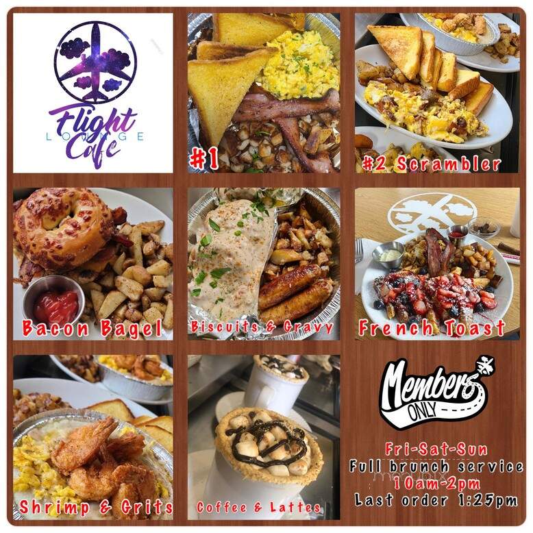 Flight Lounge Cafe - Portland, OR menu_pic