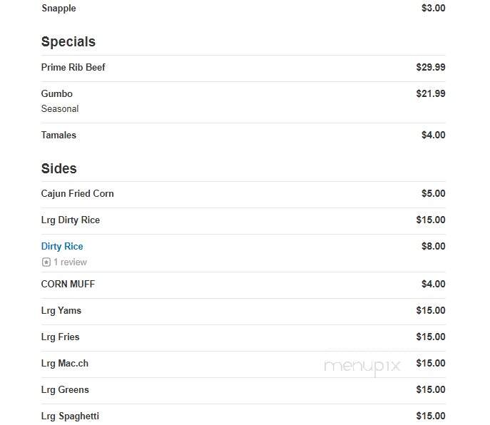 Freddy B's BBQ - Pittsburg, CA menu_pic