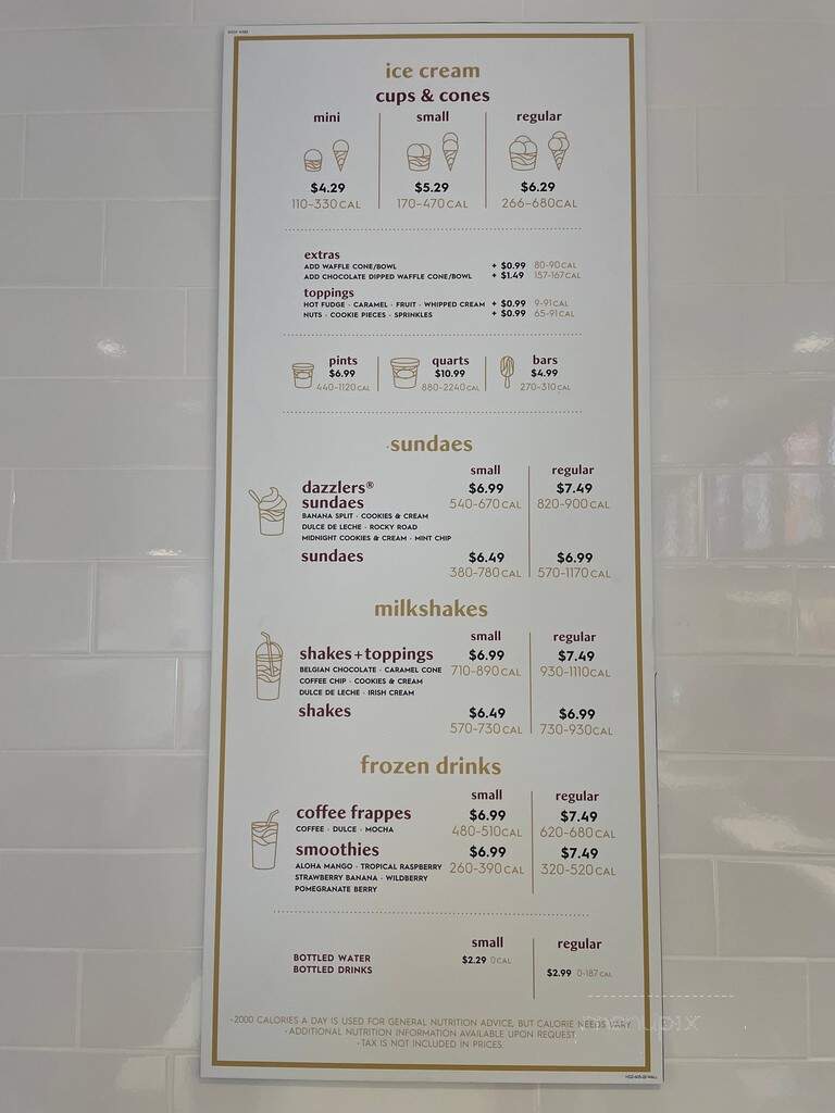 Haagen-Dazs - Middletown, DE menu_pic