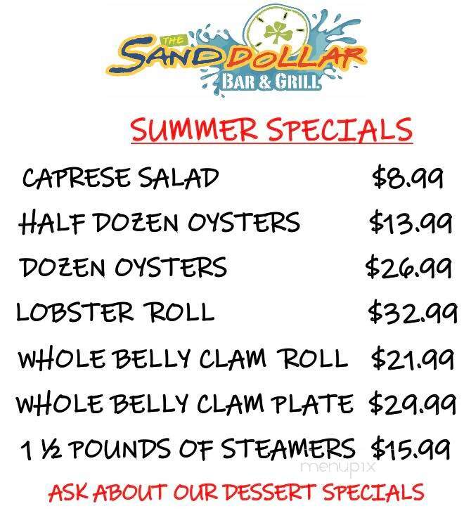 Sand Dollar Bar & Grill - South Dennis, MA