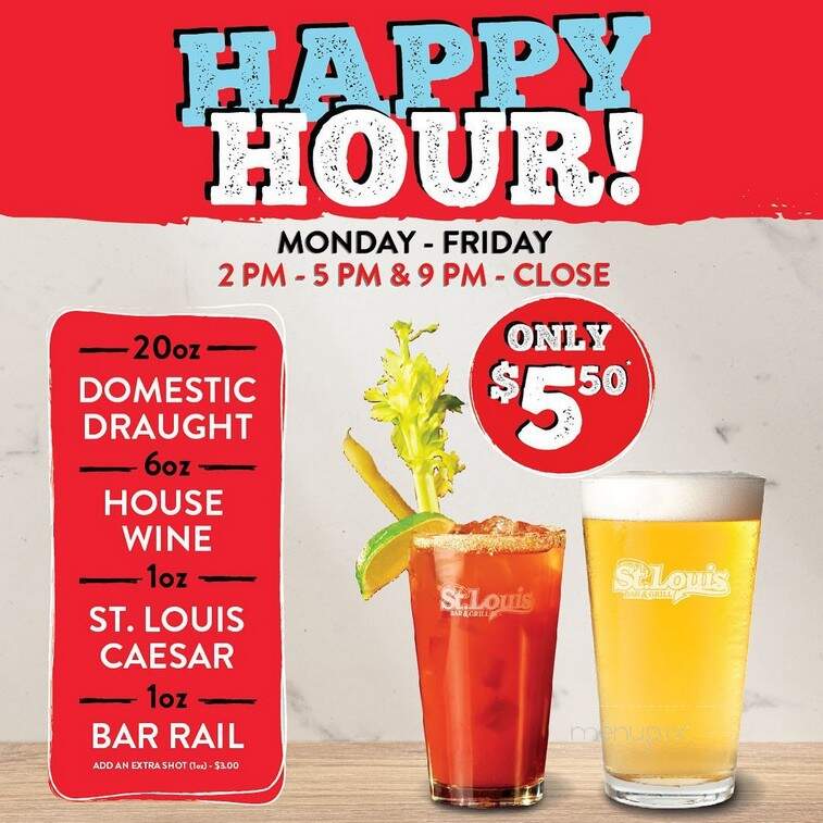 St Louis Bar and Grill - Ottawa, ON menu_pic