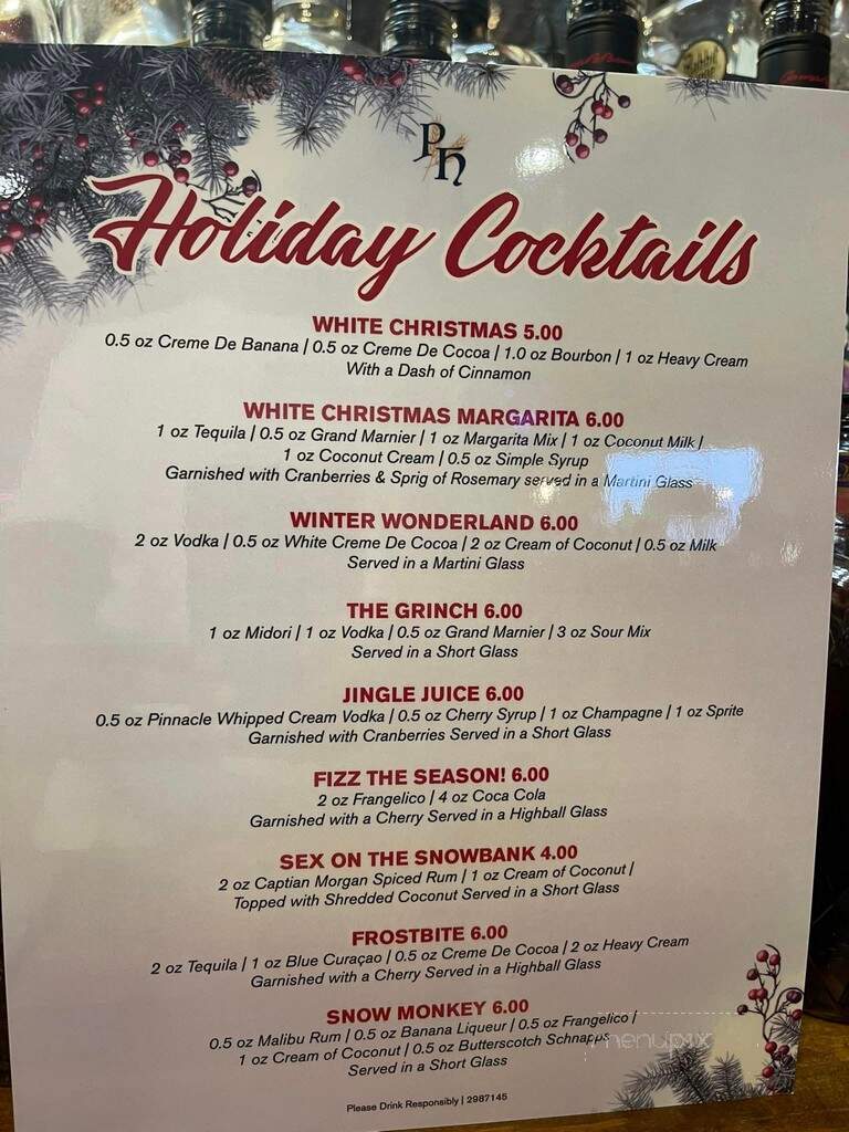 The Pint Haus - Tell City, IN menu_pic