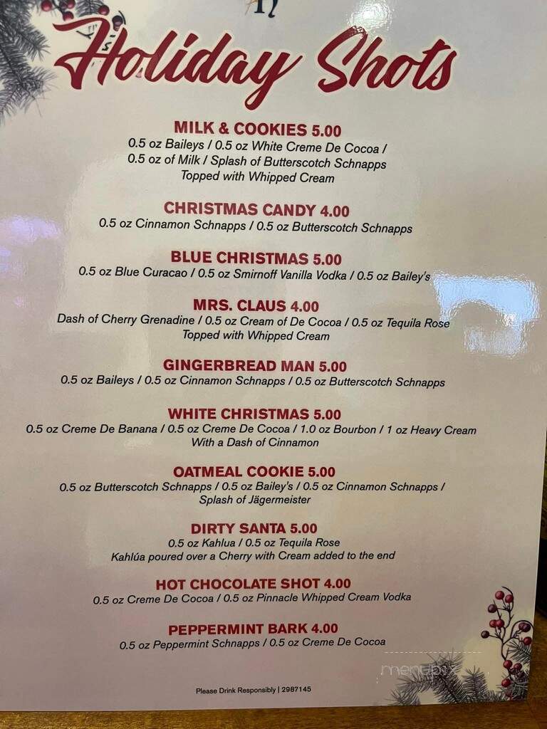 The Pint Haus - Tell City, IN menu_pic