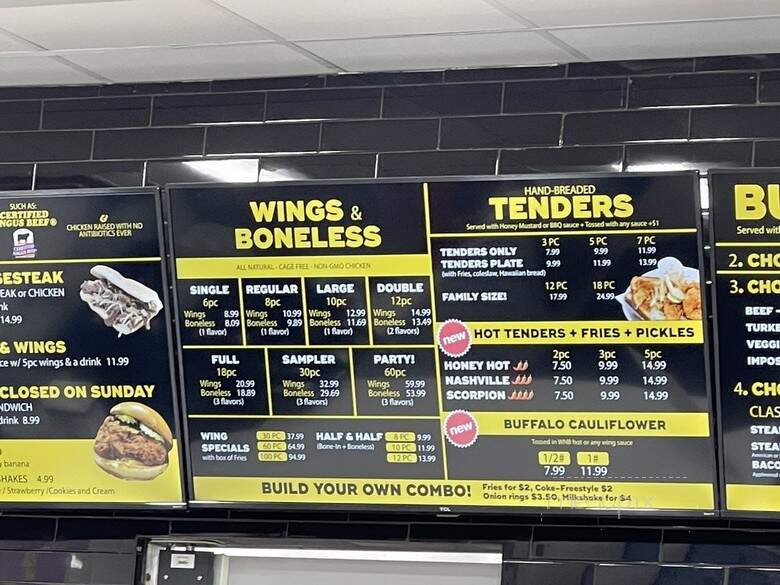 WNB Factory - Jessup, MD menu_pic