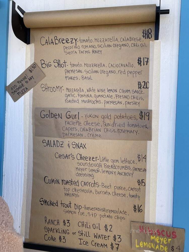 Lebber's Pizza - Paso Robles, CA menu_pic
