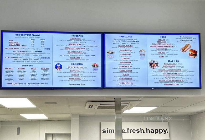 Whit's Frozen Custard of Centerville - Centerville, OH menu_pic