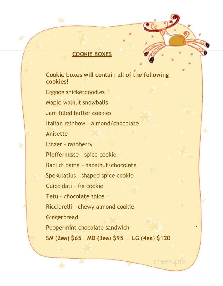 Starfire Bakery - Wilmington, VT menu_pic