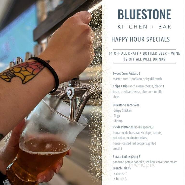 Bluestone Kitchen + Bar - Poughkeepsie, NY menu_pic