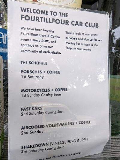 Fourtillfour Cafe - Encinitas, CA menu_pic