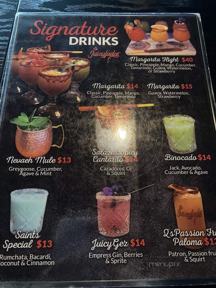 Juicyladas - Fullerton, CA menu_pic