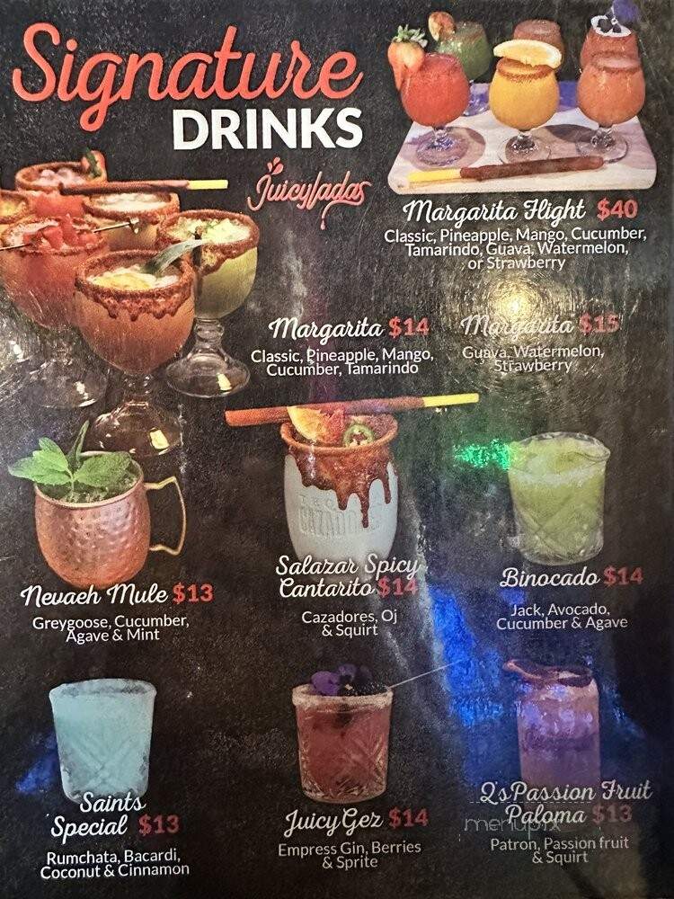 Juicyladas - Fullerton, CA menu_pic