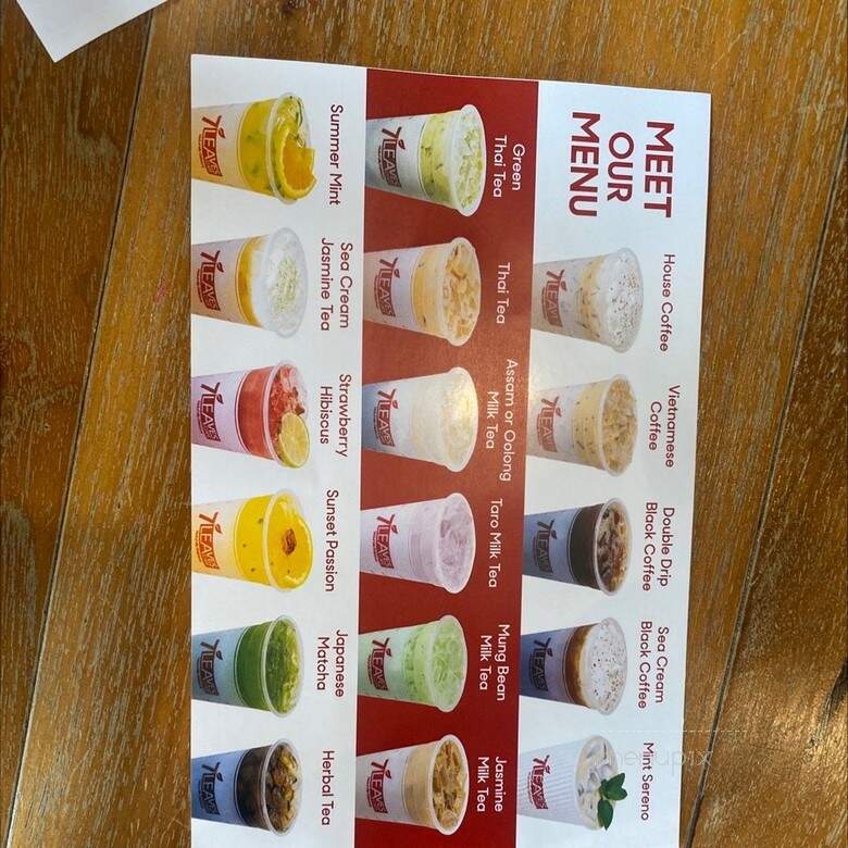 7 Leaves Cafe - Covina, CA menu_pic