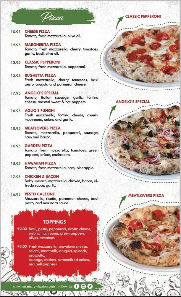 Terra Mare - Wheaton, MD menu_pic