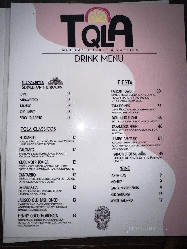 TQLA Mexican Kitchen & Cantina - Westmont, IL menu_pic