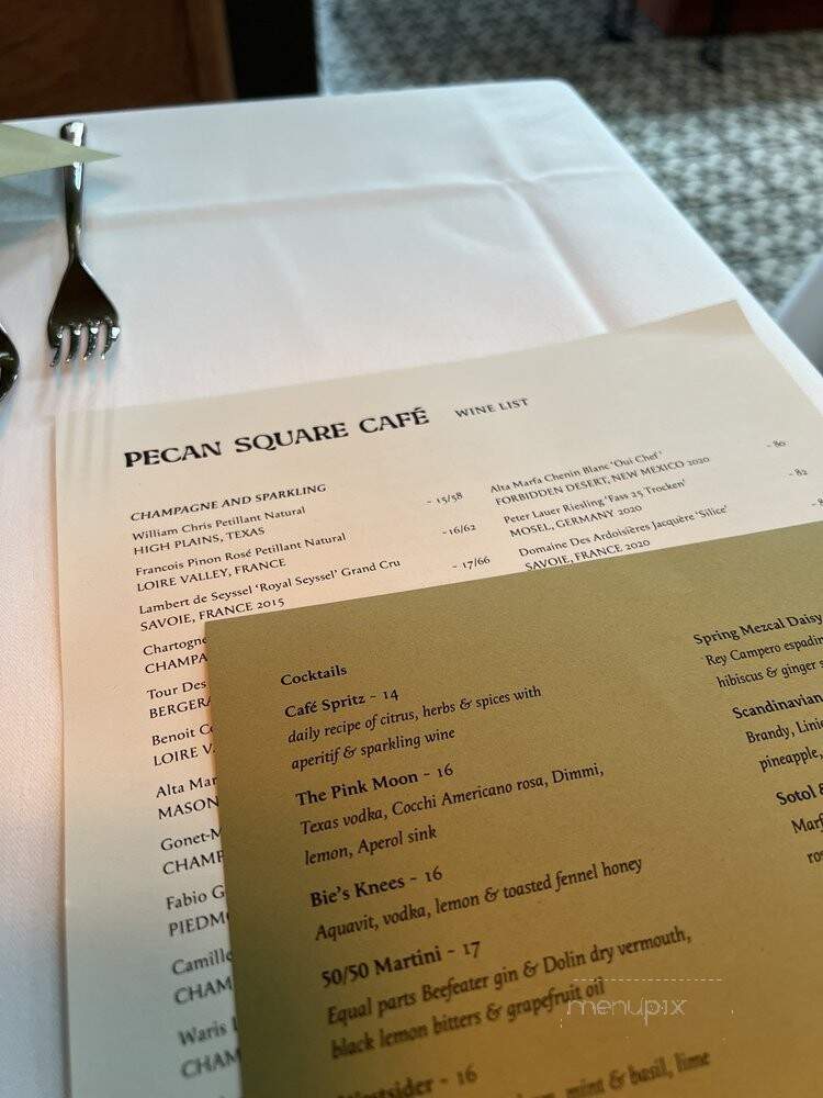 Pecan Square Cafe - Austin, TX menu_pic