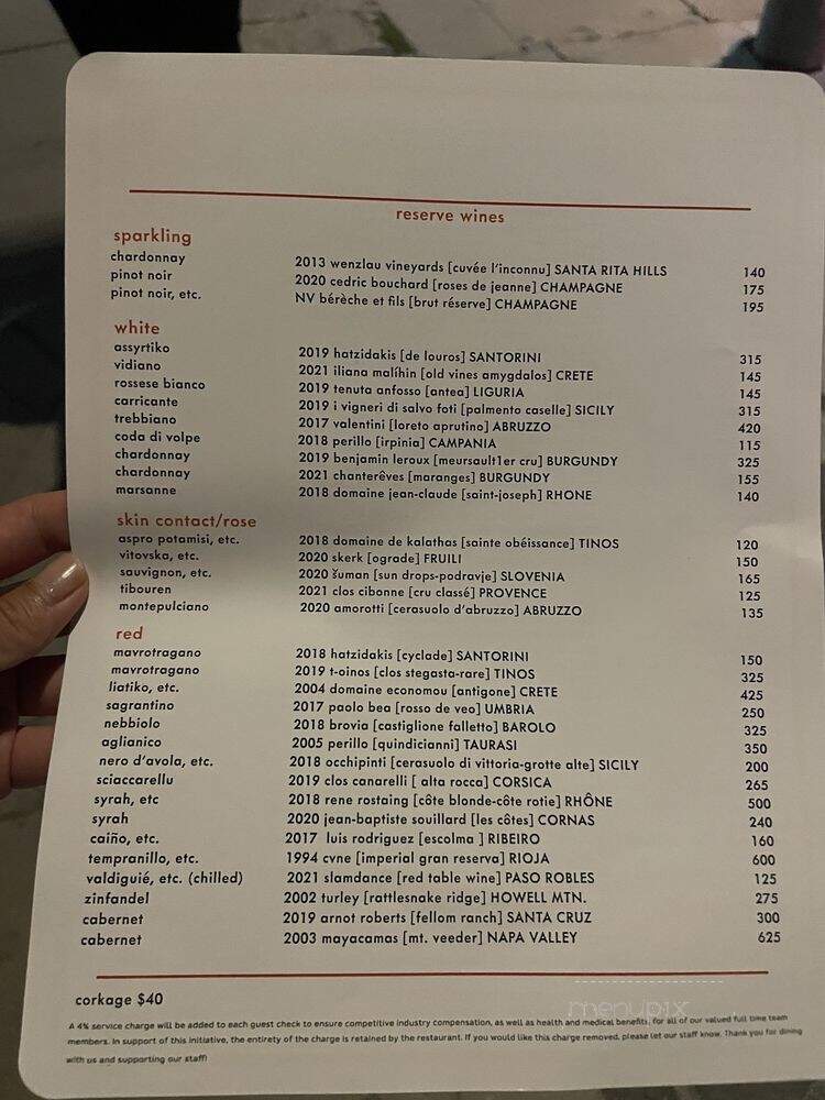 Saffy's - Los Angeles, CA menu_pic