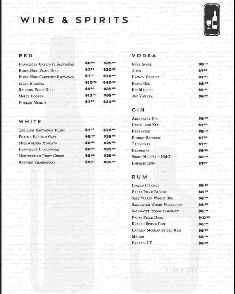 Kitchen 218 - Pulaski, TN menu_pic
