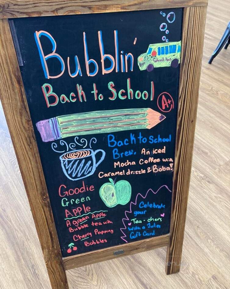 Julie's Bubble Tea & Smoothies - Irwin, PA menu_pic