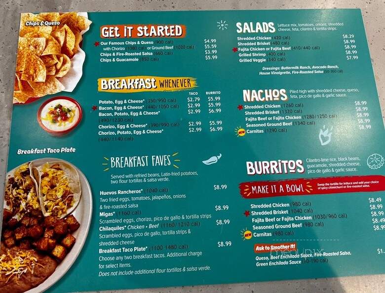 Fuzzy's Taco Shop - Leesburg, GA menu_pic