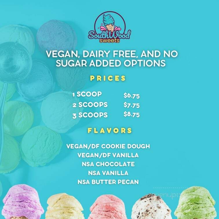 Southwood Sweets - Tallahassee, FL menu_pic