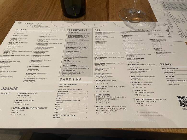 Sixty Vines - Boca Raton, FL menu_pic