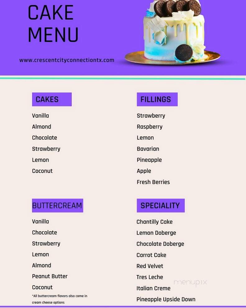 Crescent City Connection - Webster, TX menu_pic