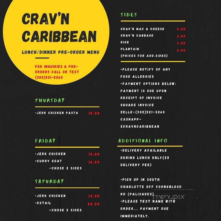 Crav'n Caribbean - Charlotte, NC