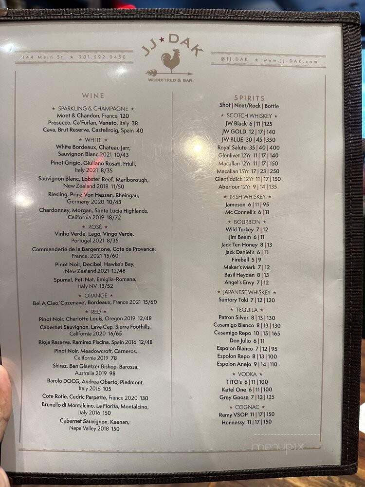 JJ Dak - Fort Lee, NJ menu_pic