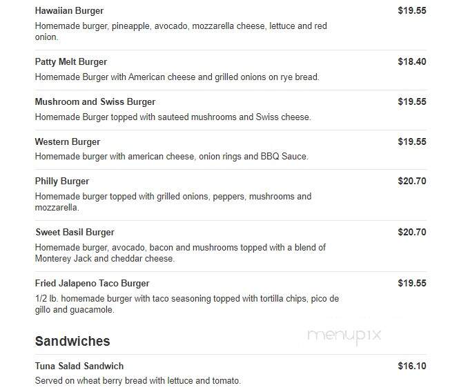 Sweet Basil Cafe - Champaign, IL menu_pic
