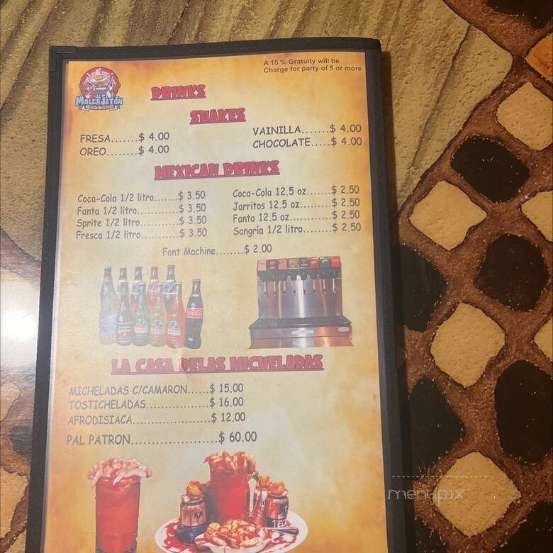 El Molcajeton - Albuquerque, NM menu_pic