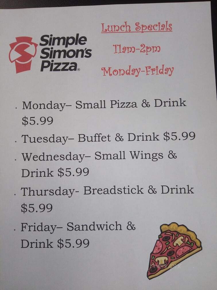 Simple Simon's Pizza - Stroud, OK