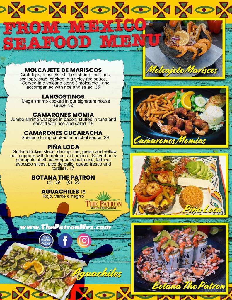 The Patron Mexican Restaurant - Madisonville, KY menu_pic